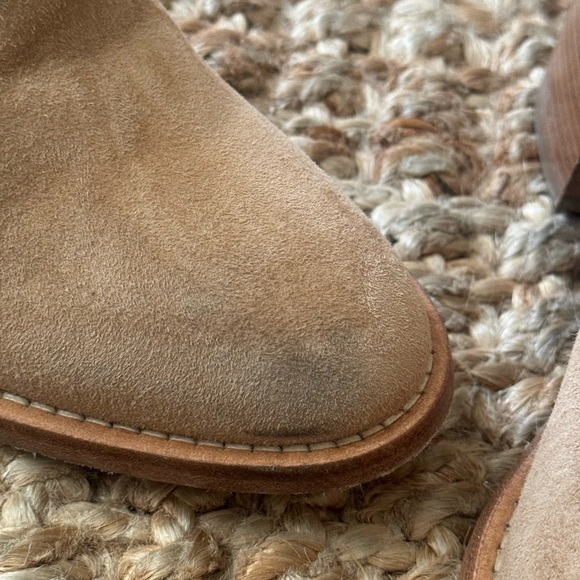 Jenni Kayne Camel Suede Ankle Booties - Picture 3 of 5